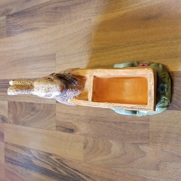 Vintage Easter BunnyWith Wheelbarrow Display Decor - Picture 6 of 15